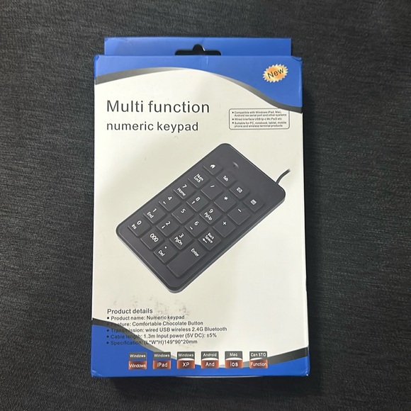 NEW - Multi function numeric keypad - Picture 1 of 4